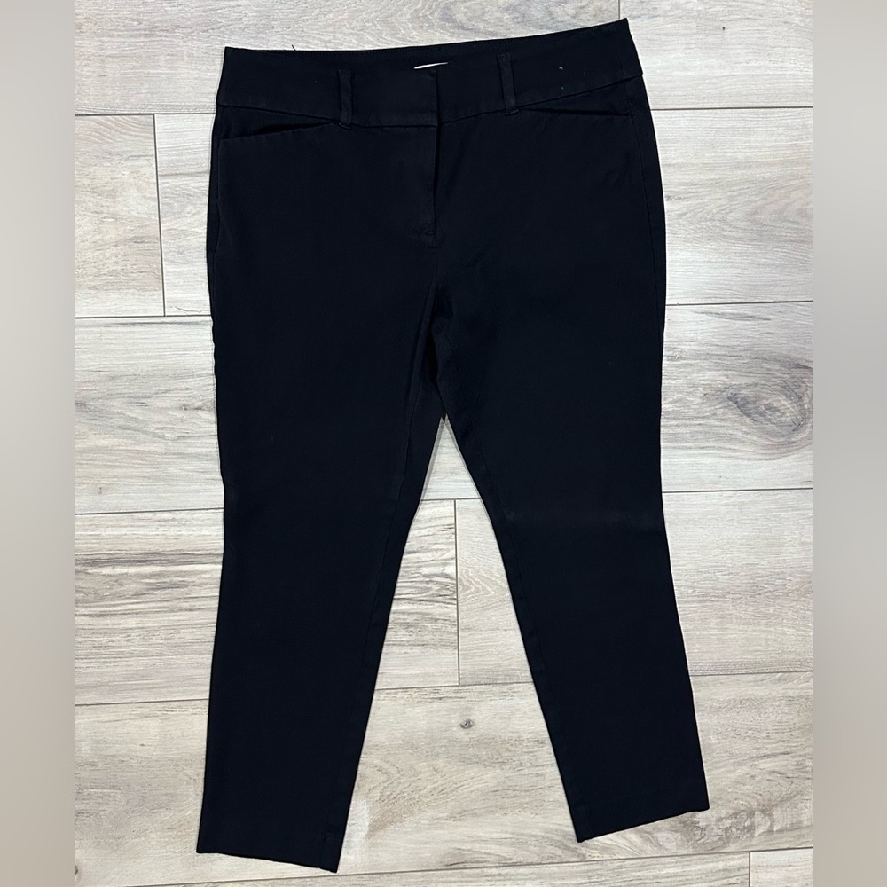 LOFT Black Skinny Ankle Petite Pants
